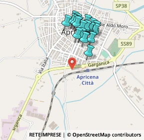 Mappa Strada Statale 89 Garganica, 71011 Apricena FG, Italia (0.5045)