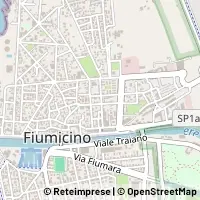 Kaart Fiumicino
