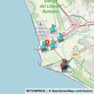 Mappa Via delle Vongole, 00054 Fiumicino RM, Italia (3.77538)