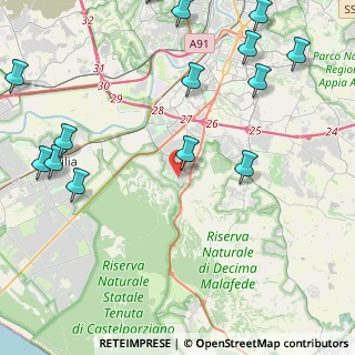 Mappa Tor Dè Cenci, 00128 Roma RM, Italia (6.47333)