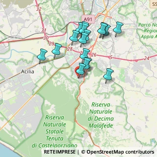 Mappa Tor Dè Cenci, 00128 Roma RM, Italia (3.71)