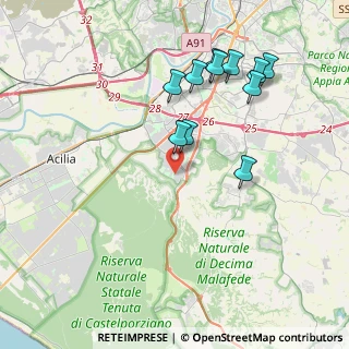 Mappa Tor Dè Cenci, 00128 Roma RM, Italia (4.24273)