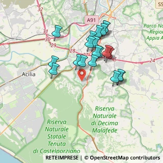 Mappa Tor Dè Cenci, 00128 Roma RM, Italia (3.5975)