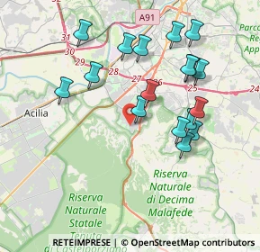 Mappa Tor Dè Cenci, 00128 Roma RM, Italia (3.98706)