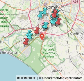 Mappa Tor Dè Cenci, 00128 Roma RM, Italia (7.20118)