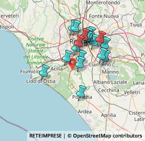 Mappa 00128 Roma RM, Italia (11.7065)