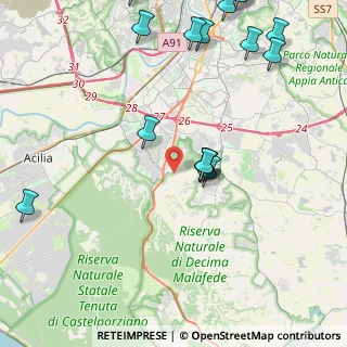 Mappa 00128 Roma RM, Italia (6.07158)