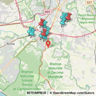 Mappa 00128 Roma RM, Italia (3.79167)