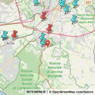 Mappa 00128 Roma RM, Italia (6.27923)