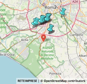 Mappa 00128 Roma RM, Italia (6.44308)