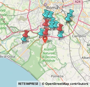 Mappa 00128 Roma RM, Italia (7.11188)