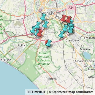 Mappa Via della Salamandra, 00134 La Torretta RM, Italia (8.25111)