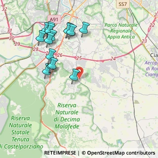 Mappa Via della Lucciola, 00128 Selcetta RM, Italia (4.65133)
