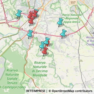 Mappa Via della Lucciola, 00134 La Torretta RM, Italia (4.24727)
