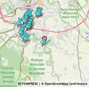Mappa Via della Lucciola, 00134 La Torretta RM, Italia (4.5535)