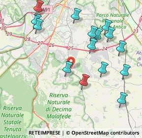 Mappa Via della Lucciola, 00134 La Torretta RM, Italia (4.82933)