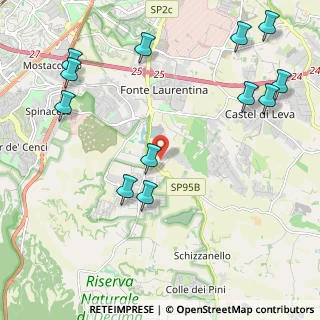 Mappa Via della Lucciola, 00128 Selcetta RM, Italia (2.86167)