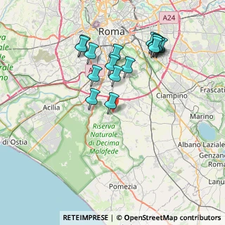 Mappa Via della Lucciola, 00128 Selcetta RM, Italia (8.23588)