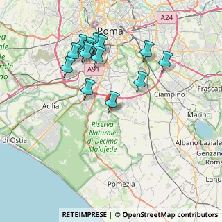 Mappa Via della Lucciola, 00128 Selcetta RM, Italia (8.28533)