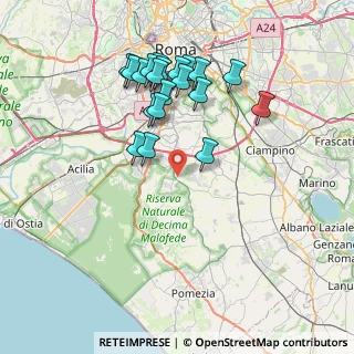 Mappa Via della Lucciola, 00128 Selcetta RM, Italia (7.898)