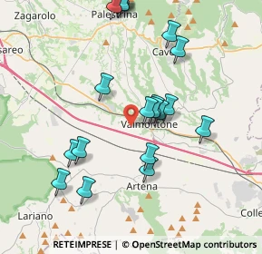 Mappa Via Colle San Giovanni, 00038 Valmontone RM, Italia (4.336)
