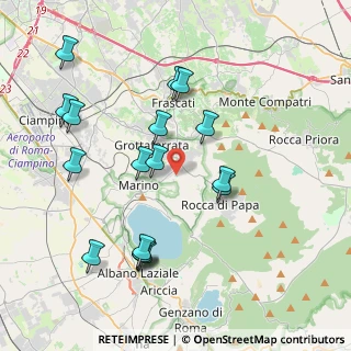 Mappa Via Vecchia di Velletri, 00046 Grottaferrata RM, Italia (4.38059)