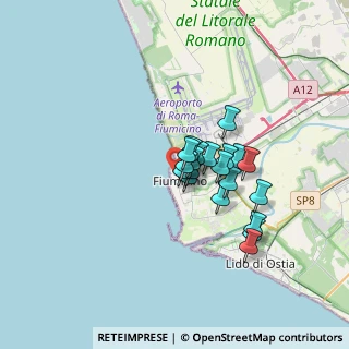 Mappa Via dei Veienti, 00054 Fiumicino RM, Italia (2.4655)
