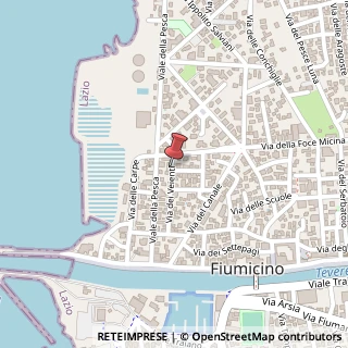 Mappa Via dei Veienti, 8, 00054 Fiumicino, Roma (Lazio)