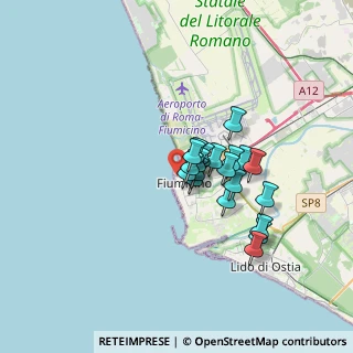 Mappa Via dei Lucci, 00054 Fiumicino RM, Italia (2.601)