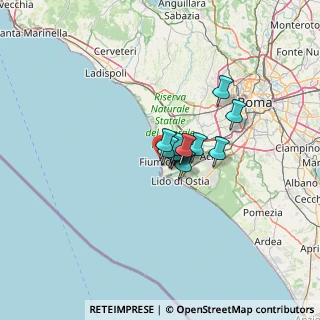 Mappa Via dei Lucci, 00054 Fiumicino RM, Italia (6.69083)