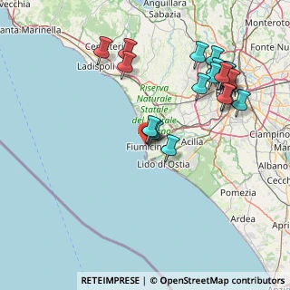 Mappa Via dei Lucci, 00054 Fiumicino RM, Italia (17.9525)