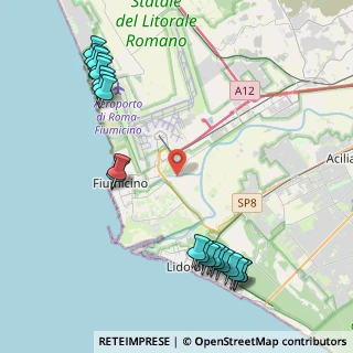 Mappa Via Col Moschin, 00054 Fiumicino RM, Italia (5.6925)