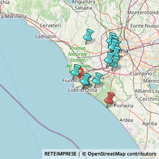 Mappa Via Col Moschin, 00054 Fiumicino RM, Italia (13.95286)