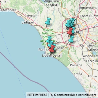 Mappa Via Col Moschin, 00054 Fiumicino RM, Italia (13.68118)