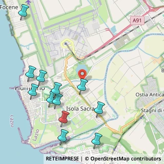 Mappa Via Col Moschin, 00054 Fiumicino RM, Italia (2.735)