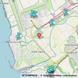 Mappa Via Col Moschin, 00054 Fiumicino RM, Italia (3.93933)