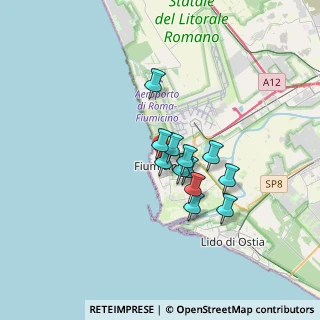Mappa Via dell'Alborella, 00054 Fiumicino RM, Italia (2.445)