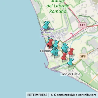 Mappa Via del Pesce Persico, 00054 Fiumicino RM, Italia (2.33846)