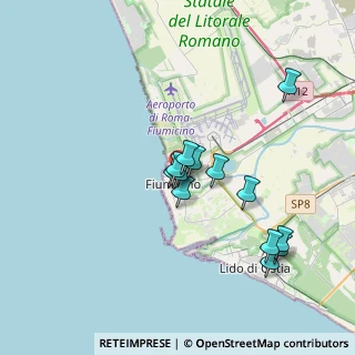 Mappa Via del Pesce Persico, 00054 Fiumicino RM, Italia (3.33462)