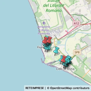 Mappa Via del Pesce Persico, 00054 Fiumicino RM, Italia (3.4995)