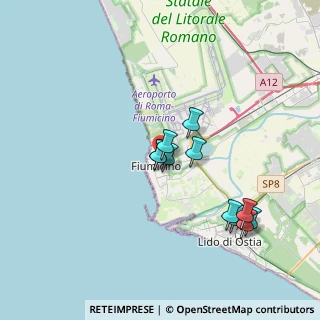 Mappa Via del Pesce Persico, 00054 Fiumicino RM, Italia (3.34)