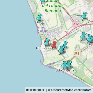 Mappa Via Sandro Pertini, 00054 Fiumicino RM, Italia (5.485)