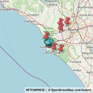 Mappa Via del Serbatoio, 00054 Roma RM, Italia (7.1975)