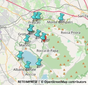 Mappa CAP, 00046 Grottaferrata RM (3.86)