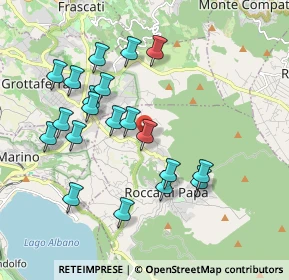 Mappa CAP, 00046 Grottaferrata RM (1.9965)
