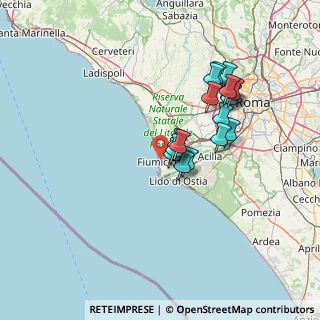 Mappa Via delle Ostriche, 00054 Fiumicino RM, Italia (12.64471)