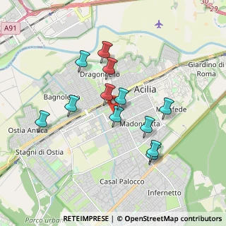 Mappa Via Ettore Colla, 00125 Roma RM, Italia (1.7)