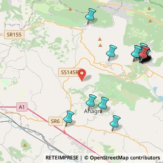 Mappa Via Cavone della Badia, 03012 Anagni FR, Italia (6.284)