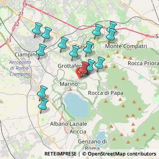 Mappa Via Enrico Medi, 00047 Marino RM, Italia (3.84067)