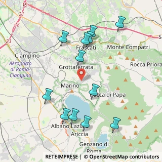 Mappa Via Enrico Medi, 00047 Marino RM, Italia (4.60917)
